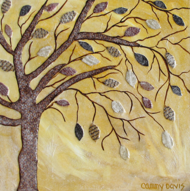 Textile Tree by Cammy Davis, Jacksonville Oregon Artist