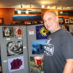 Artist Sean Noman at Studio 78 in Ashland