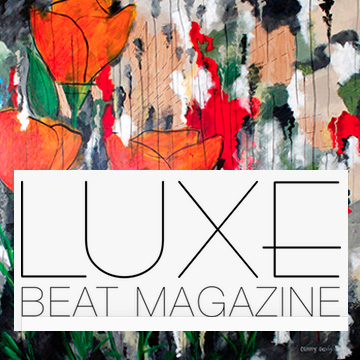 Luxe Beat Magazine with art by Cammy Davis